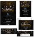 Maddies Footprints - A Toast of the Town Gala Posters Invitations Save The Dates Event Tickets
