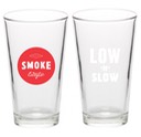 Smoke BBQ 16 oz. Glasses